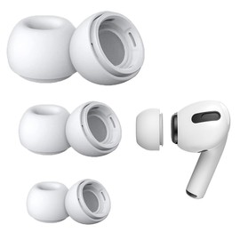 Senshuomy Replacement Earbuds for Airpods Pro,Premium Noise Isolation,Replacement Foam Ear Tips,Airpod Pro Tips for Airpods Pro,3 Pairs (S/M/L)