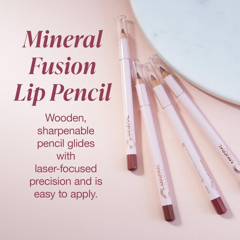 Mineral Fusion Lip Liner Pencil, Burnish 0.04 Ounce