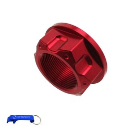 TC-Motor M22 x 1mm Billet Steering Stem Nut For Honda CRF50 XR50 For Kawasaki KX65 KX85 KLX110 For Suzuki RM85 DRZ110 / For Yamaha TTR50 TTR110 TTR125 For 50cc - 160cc 190cc Pit Dirt Bike