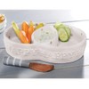 Mud Pie Happy Section Server Set of 2