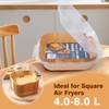Backpapier für heißluftfritteuse, airfryer backpapier 20-24 cm Lebensmittelqualität BPA-frei Einweg