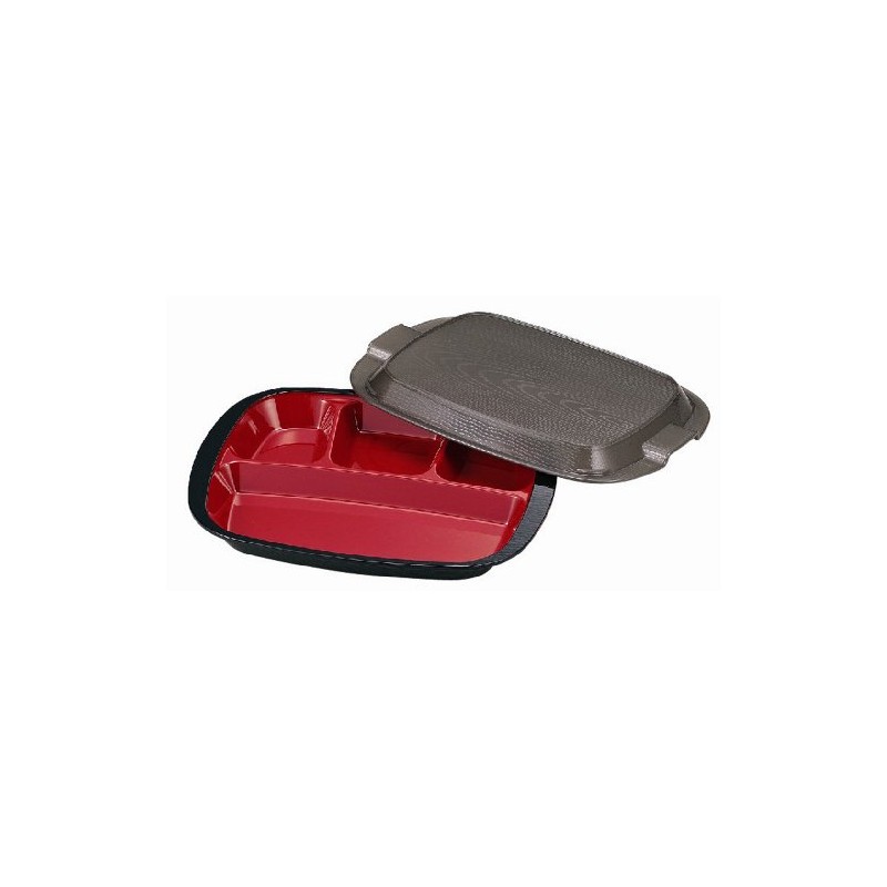 たつみや(Tatsumiya) 家弁 木目 黒（内朱） サイズ：約W26 D20 H5 52744