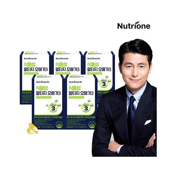 Nutrione Life [Nutrione] Plant-based Altige Omega 3 5 boxes (5 months supply) / 뉴트리원라이프 [뉴트리원] 식물성 알티지 오메가3 5박스(5개월분)