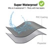 Vammcht Waterproof Apron with Comfortable Adjustable Bib Rubber Vinyl Dishwasher