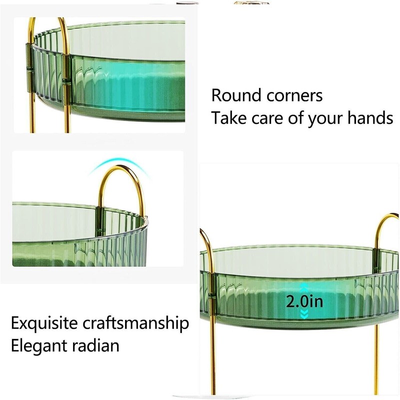 360 Rotating Makeup Organizer Large Perfume Cosmetics Organizer Beauty Organizer