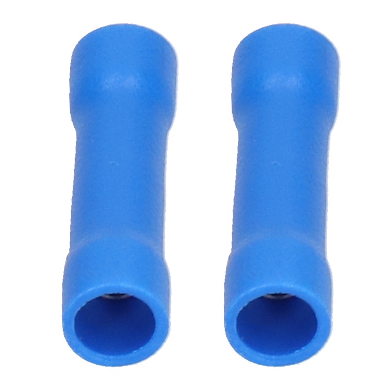 1000 Pcs Blue Butt Connectors Fully Insulated Crimp Terminal Connectors