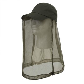 Rothco Operator Cap with Mosquito Net, Olive Drab, One Size