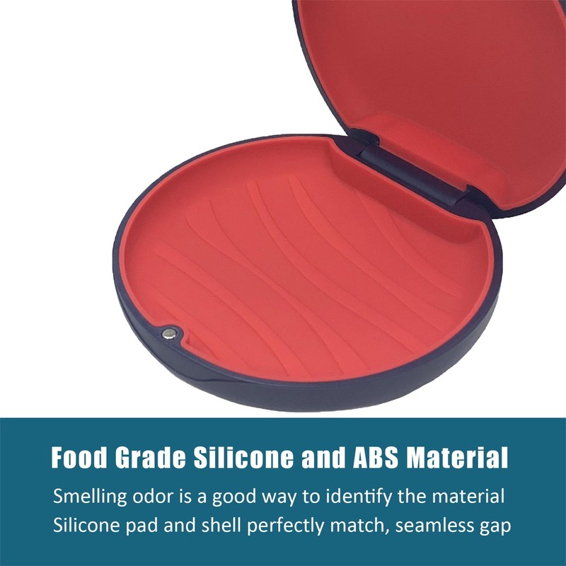 Retainer Case,Cute Slim Aligner Case Compatible with Invisalign,Customized Magnetic Closure