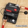 DaierTek 30 Amp Circuit Breaker 12V Marine Circuit Breaker 30A