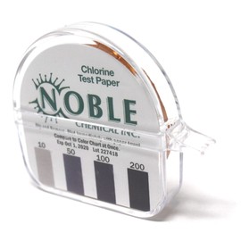 Noble Chemical CM-240 Chlorine Test Paper Dispenser - 10-200ppm