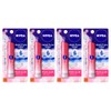 4 pcs natural color lip bright up cherry red 3.5g