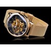 FORSINING Men's Skeleton Steampunk Watch for Men Mechanical Minimalist Retro