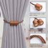 Pretty Jolly 2 Pack Magnetic Curtain Tiebacks 16 Inch Handmade