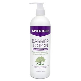 AMERIGEL Loción Protectora (Botella De 473 Ml Con Dosificador) - Protector Cutáneo Para Piel Irritada, Agrietada Y Reseca.