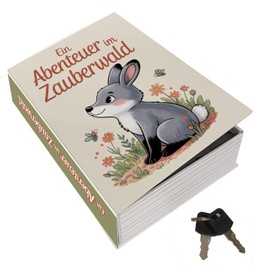 Adventures in the Enchanted Forest Booksafe L with Forest Animals for Fairy Tale Fans Perfect Secret Hiding Place for Readers with Fun Fairy Tale Motif