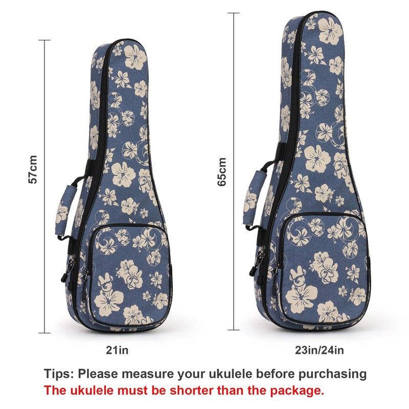 Colorful Ukulele Bag with Adjustable Shoulder Strap and Comfortable Carry