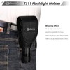 Flashlight Holster T311 Flashlight Pocket Nylon Cover, Suitable for flashlights