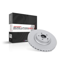 Power Stop EBR855EVC front Evolution Genuine Geomet® Coated Brake Rotor For Mini Cooper 2007-2016 [Model Specific]