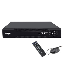 4-Channel PoE Network Video Recorder, 4ch H.265 Security NVR, 2MP 5MP 8MP Support, VGA/HDMI Output