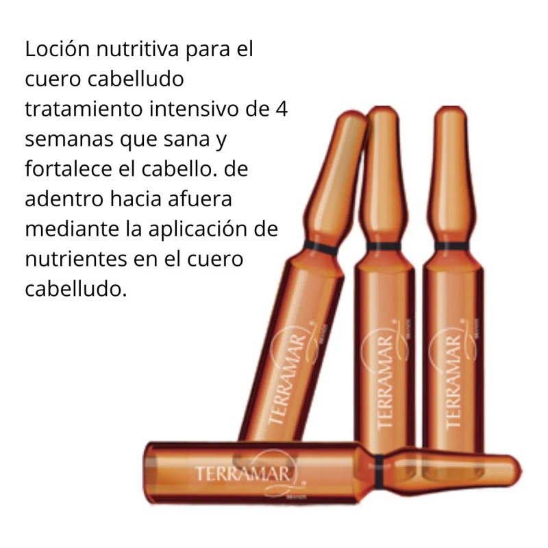 Ampolleta Fortalecedora Para Cuero Cabelludo 4pzas, 5 Ml C/u