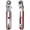 Bestgle 2pcs Mini Ratchet Wrench Set, 1/4" Drive Socket High