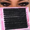 Lash Clusters 330Pcs Cluster 200D Mega Volume Eyelash Extensions 12-22MM