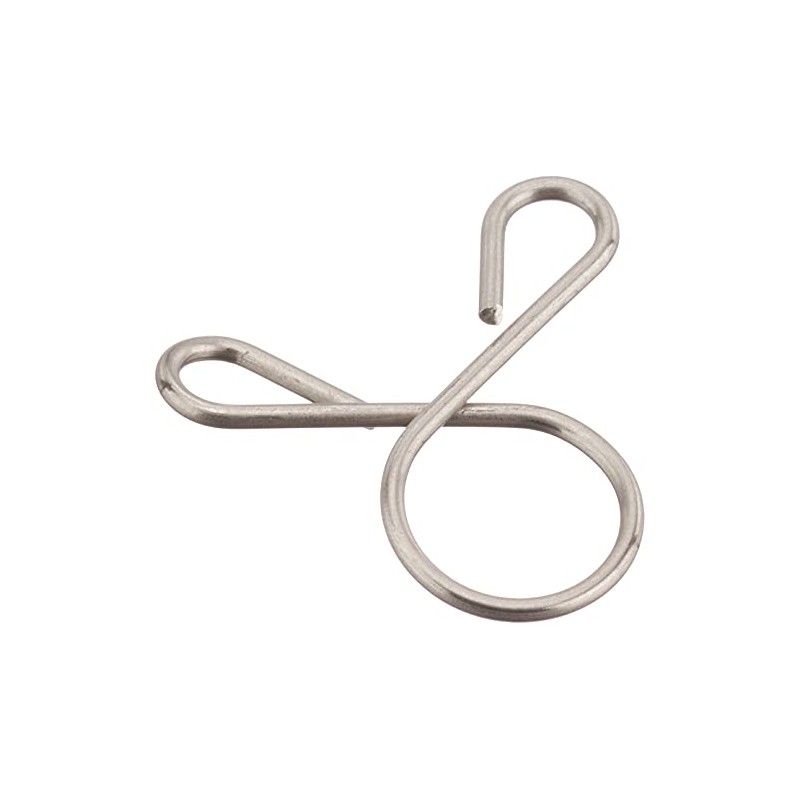 Kijima 104-227 Motorcycle Parts Hose Clip, A Type, Stainless Steel,