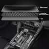 Center Console Automatic Gear Shift Panel Cover ABS Carbon Fiber