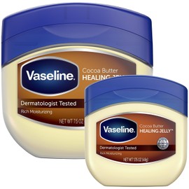 Vaseline Jalea de petróleo, manteca de cacao, 8.5 onzas [con bonificación de 1.7 oz] (paquete de 2)