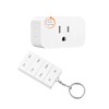 DEWNEWILS Remote Control Outlet with Timer, Indoor Remote Timer Outlet,