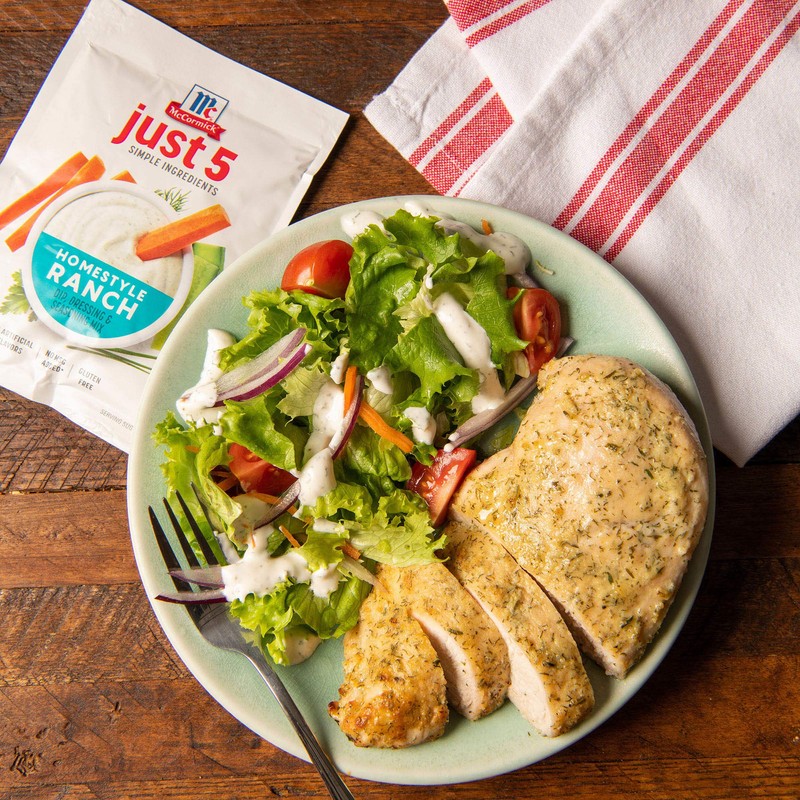 McCormick Just 5 Simple Ingredients Homestyle Ranch Dip, Dressing &
