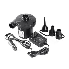 Hsthe Sea 2 in 1 Mini Air Pump Electric Quick-Fill Air Pump/Blow Up Car Air Pump for Air Mattress Air Bed Paddling Pool Swimming Ring