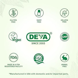 Deva | Vegan Glucosamina MSM CMO | 90 Tabletas | Sin Mariscos