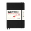 LEUCHTTURM1917 366032 Weekly Planner Medium (A5) 2023, 18 Months, Black,