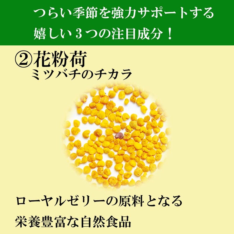 山田養蜂場 花粉ケアＥＸ 120粒／袋入 [ プロポリス 花粉荷 甜茶 ]