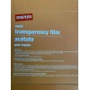 NEW staples transparency film 100 Sheets 8.5”/11”