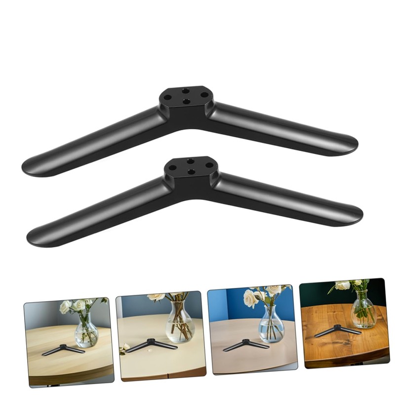 Sosoport 2pairs Tv Stand Legs: Replacement Tabletop Tv Base Stand