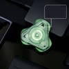 Fingertip Gyroscope Glow in The Dark 3 Leaves Reduce Anxiety