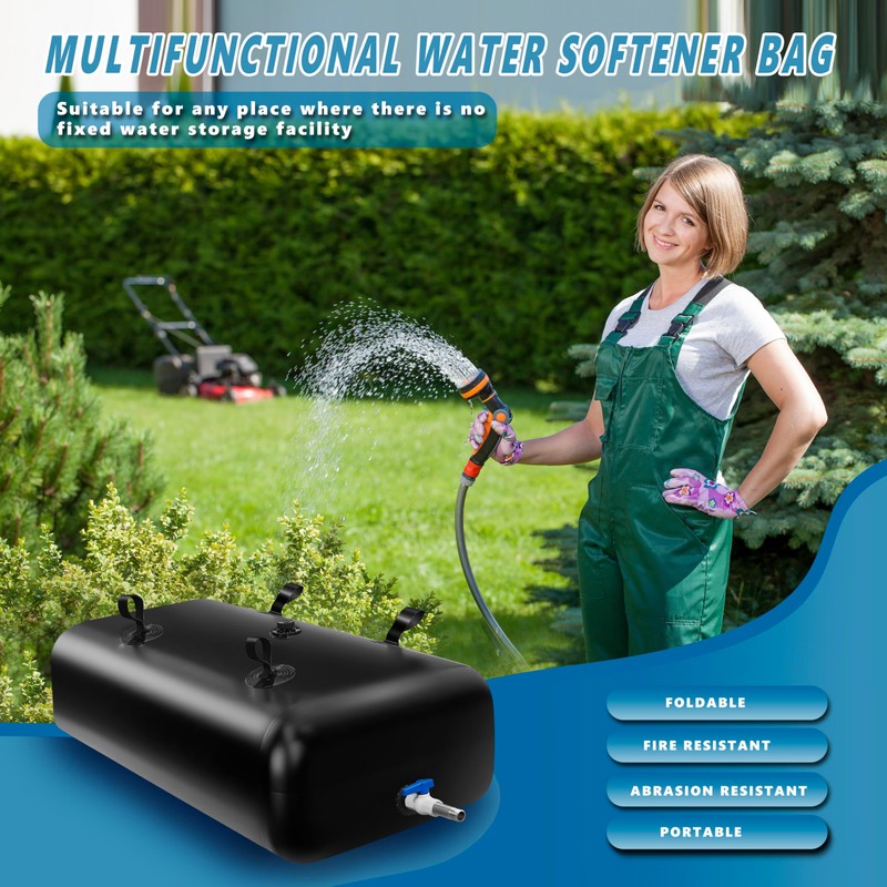 GHOSOONE 240 L/63 Gal Water Bladder Tank, Foldable Portable Water