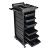 PIAOCAIYIN Salon Beauty Rolling Trolley Cart, 7 Tiers Salon Trolley