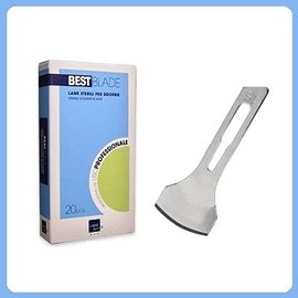 Best Blade Professional Disposable Podiatry Blades for Pedicure, Small and Large Sterile, Size 6 mm