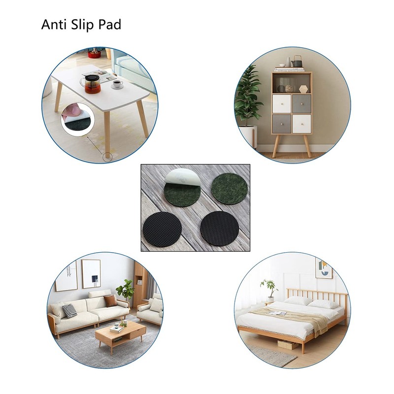 AUMEEKO Anti Shake Bed Frame Adjustable Headboard Stopper Room Wall