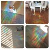 Pack of 2 Rainbow Prism Static Window Stickers - Sun