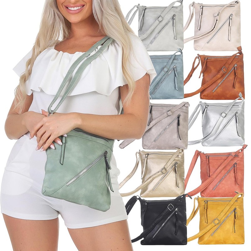 simaranda 20205 Women's Modern Shoulder Bag with Zip Shopper Bag