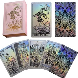 78 Tarot Card Deck with Guidebook,Tarot Cards for Beginners Tarot Deck Set PVC Waterproof Tarot Cards,Fortune Telling Toys Divination Tool