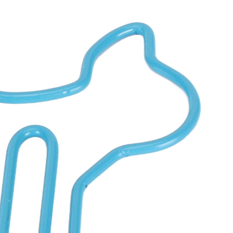 100pcs Dog Shaped Paper Clips Slip Resistance Exquisite Cute Paper