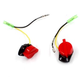 COMOK On Off Engine Stop Switch with 2 Wired for GX120 GX160 GX200 GX240 GX270 GX340 GX390 Replace 36100-ZE1-015 36100-883-005 2PCS