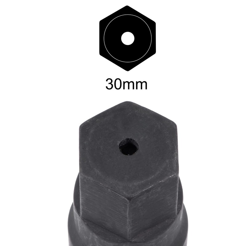 uxcell 30mm Impact Hex Bit Socket, 3/4" Drive 110mm Length