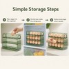 Large Egg Storage Box for Refrigerator – Transparent Egg Organizer