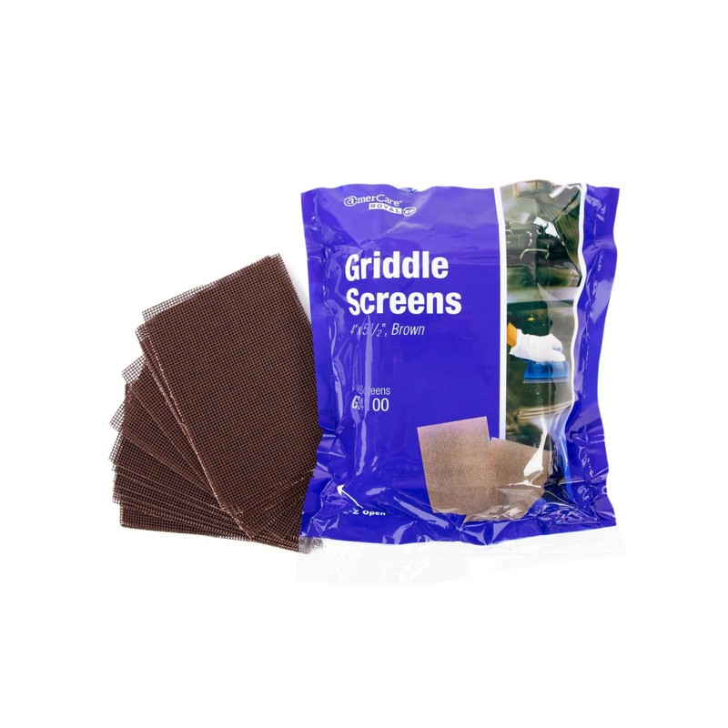 Royal Griddle and Grill Cleaning Screens, Package of 100